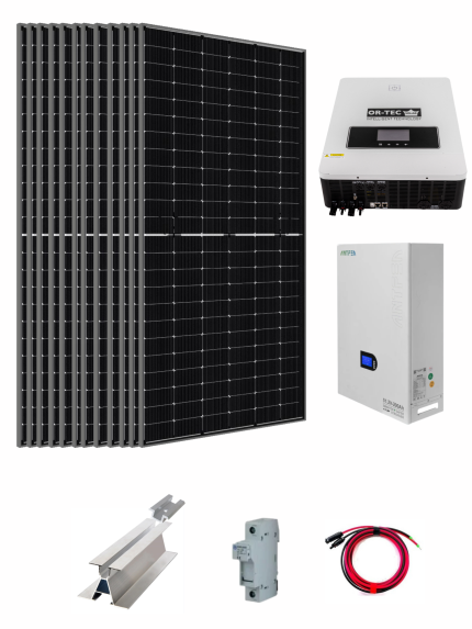 10.2 kw güneş enerji paketi