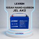 Lexron 12V 105Ah Nano-Karbon Jel Akü
