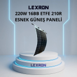 Lexron 220W ETFE Esnek TOPCon Güneş Paneli