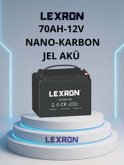 Lexron 12V 70Ah Nano-Karbon Jel Akü