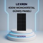 Lexron 430W Monokristal Güneş Paneli 72 Hücre | SP430M