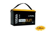 Mexxsun 12.8V 100Ah 1.28 kWh LiFePO4 Lityum Akü