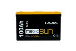 Mexxsun 12.8V 100Ah 1.28 kWh LiFePO4 Lityum Akü - Görsel 2