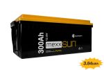 Mexxsun 12.8V 300Ah 3.84 kWh LiFePO4 Lityum Akü